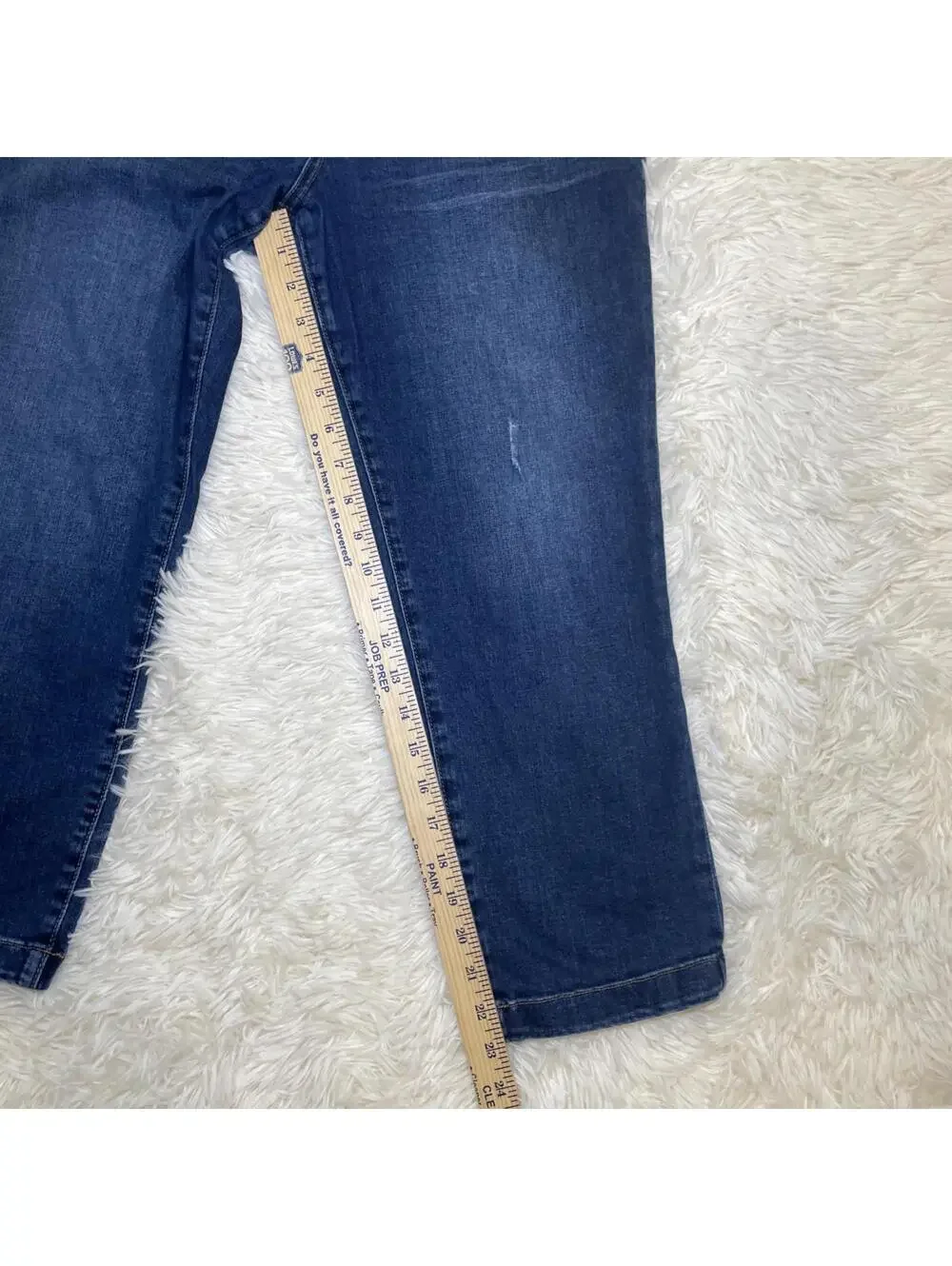 Kut From The Kloth jeans 58539 crop straight leg Raw Hem Size 10 - Picture 8 of 16